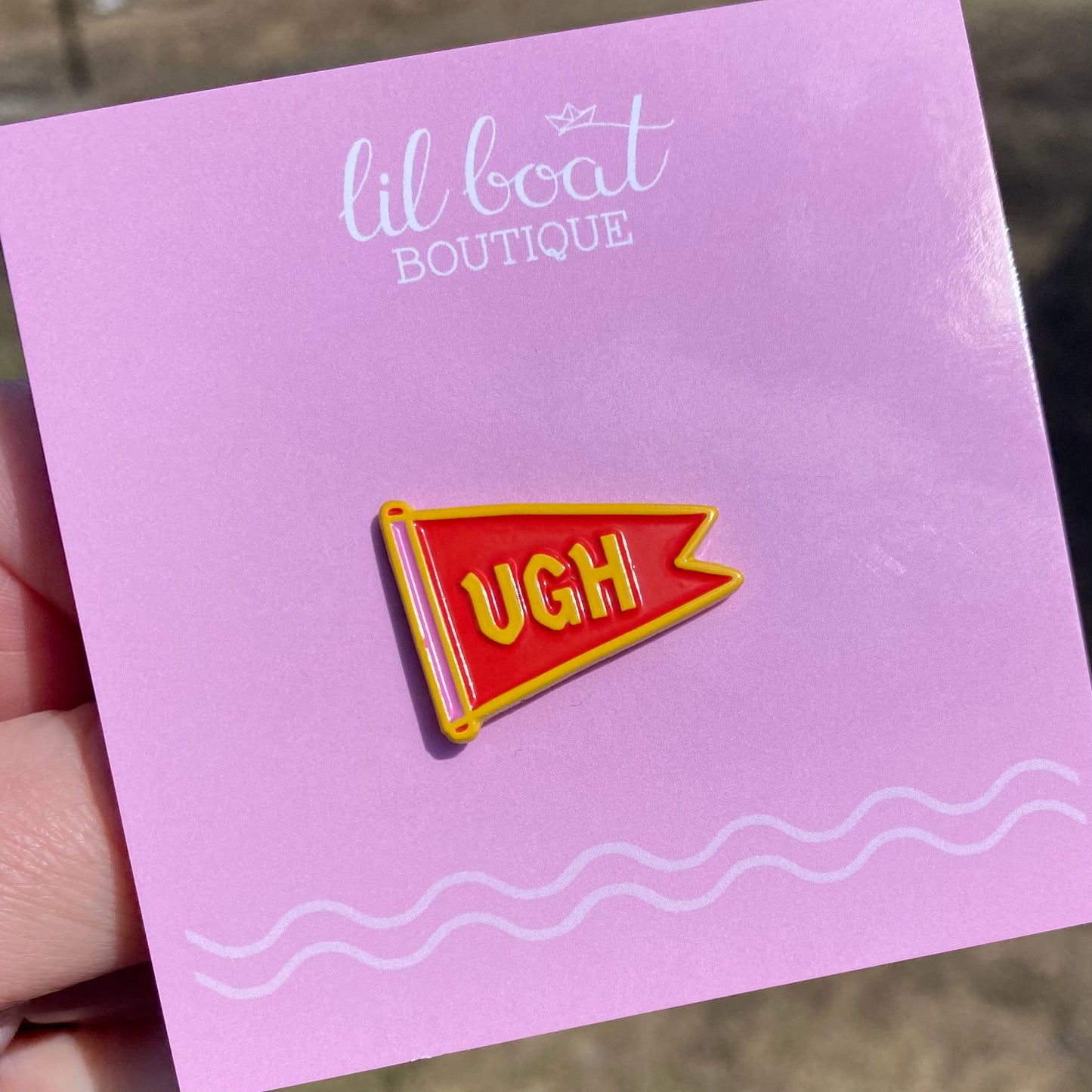 Ugh - Enamel Pin - Two Variants - Mini Moods v2