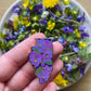 Illinois Violet - State Flower Hard Enamel Pin