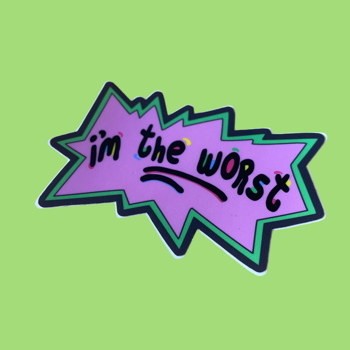 I'm The Worst - Vinyl Sticker - Logo Spoof