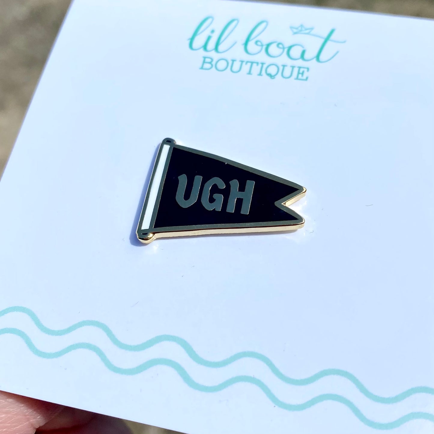 Ugh - Enamel Pin - Two Variants - Mini Moods v2