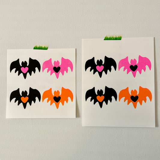 Freakin’ Bats Risograph Test Print