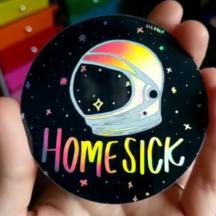 Homesick - Holographic Vinyl Sticker