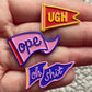 Oh Shit Enamel Pin - Two Variants - Mini Moods Vol. 2 Hard Enamel Soft Enamel