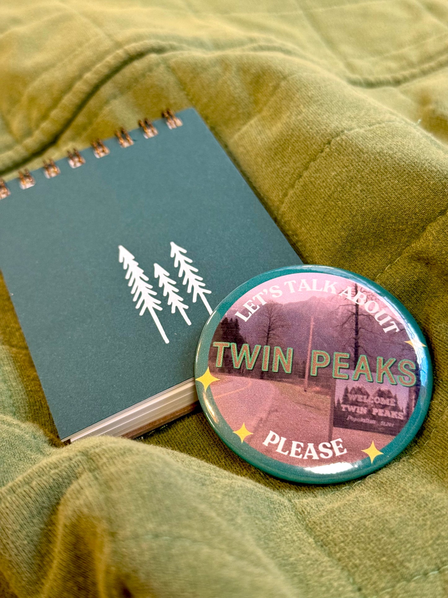 Let’s Talk About Twin Peaks 2.25” Button