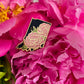 Indiana Peony - State Flower - Hard Enamel Pin