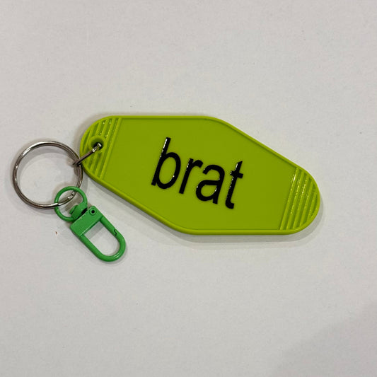 brat Motel Keychain