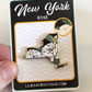 New York Rose - State Flower Hard Enamel Pin