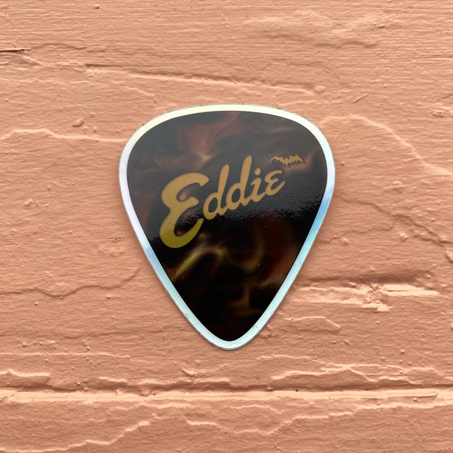 Eddie Holographic Sticker Guitar Pick