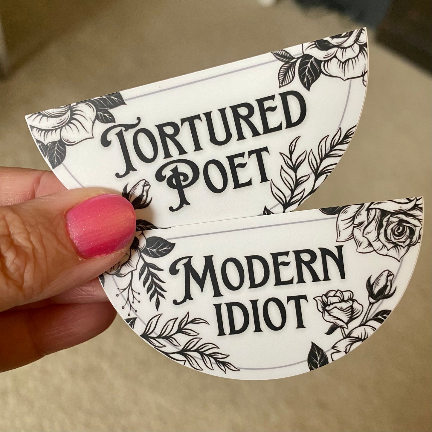 Tortured Poet 3" Vinyl Sticker TTPD