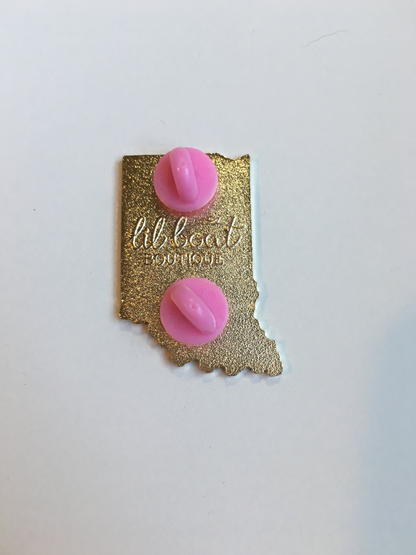 Indiana Peony - State Flower - Hard Enamel Pin