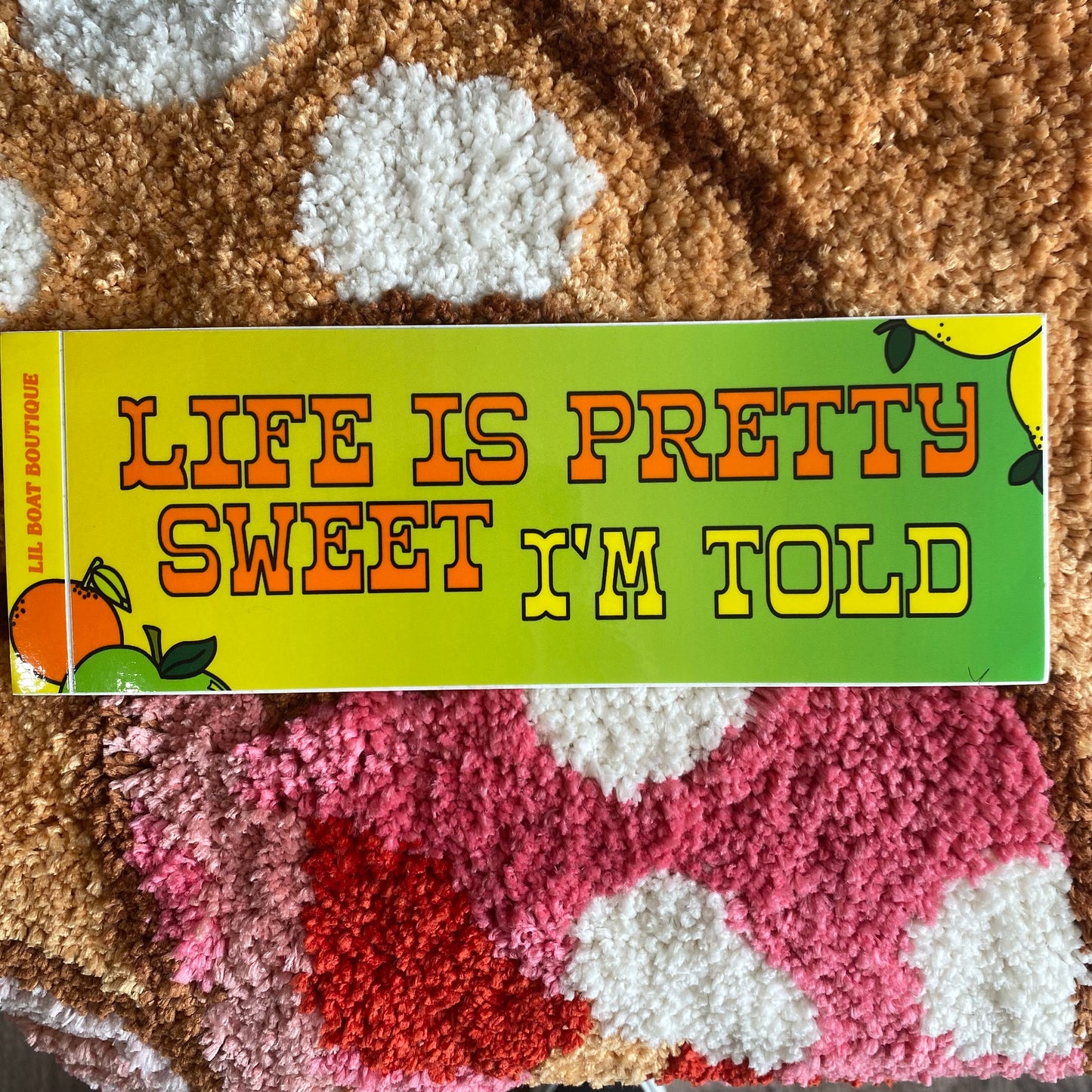 Life Is Pretty Sweet - Bumper Sticker - Posty - Lemon Tree