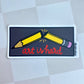 Art Is Hard Vinyl Sticker