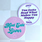 Meet Cute Lover - 3" Round Vinyl Sticker