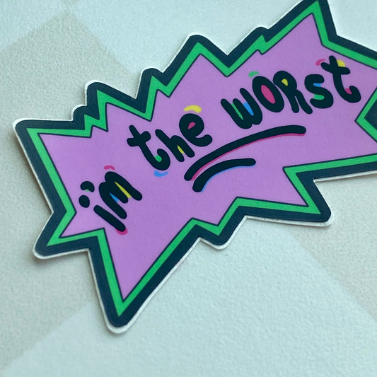 I'm The Worst - Vinyl Sticker - Logo Spoof