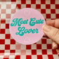 Meet Cute Lover - 3" Round Vinyl Sticker