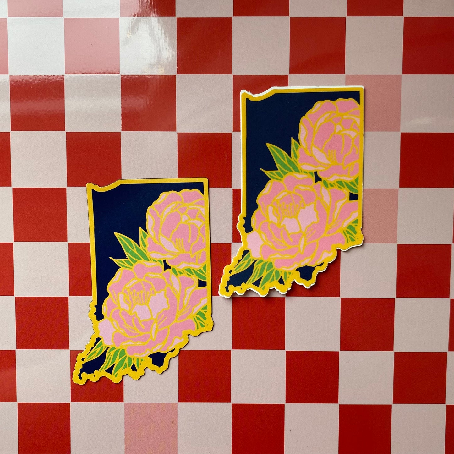 Indiana Peony 3” Decorative Magnet