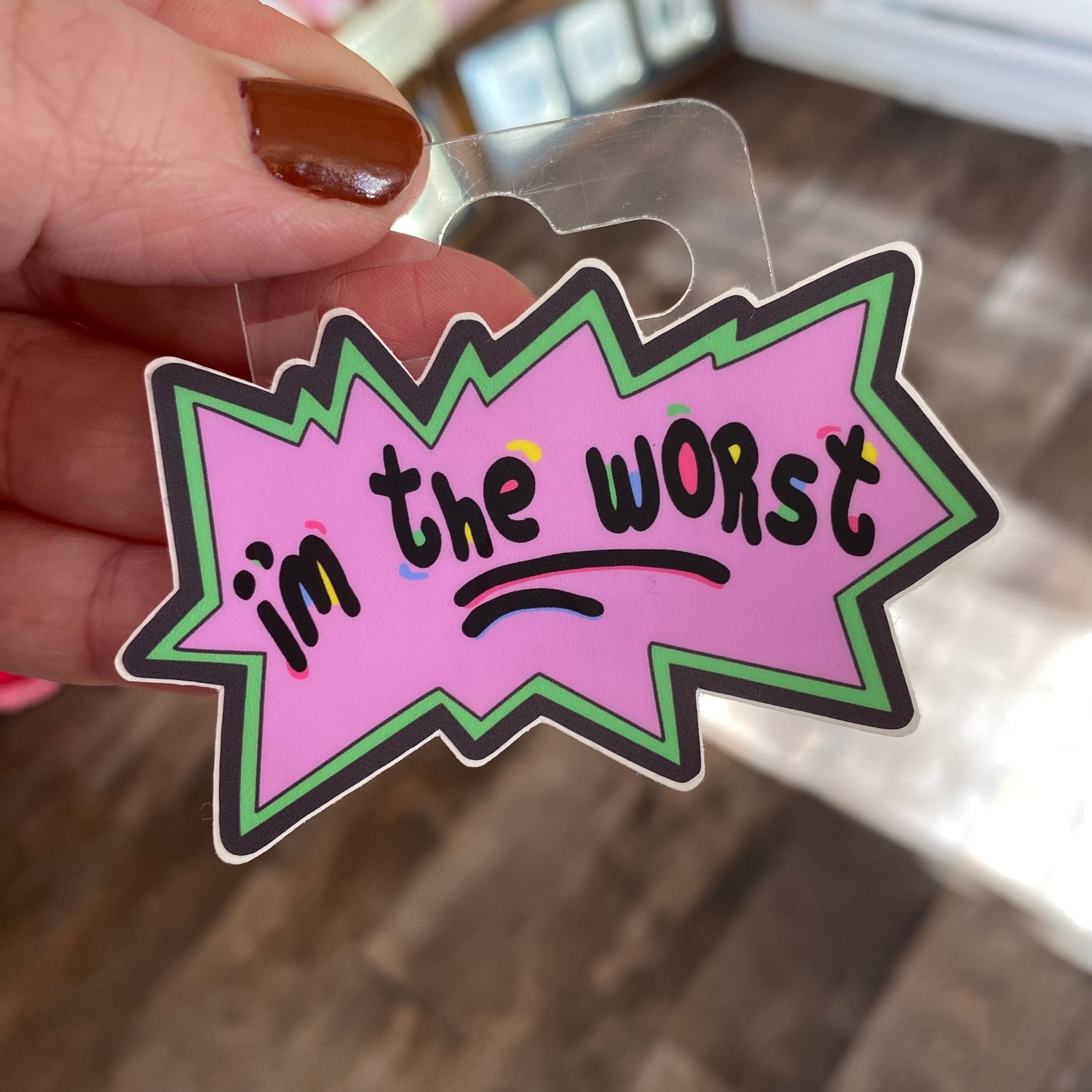 I'm The Worst - Vinyl Sticker - Logo Spoof