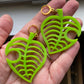 New Horizons Leaf - Acrylic Earrings - Two Options - Made To Order