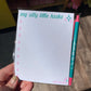 My Silly Little Tasks Notepad + Silly Little Pen Set