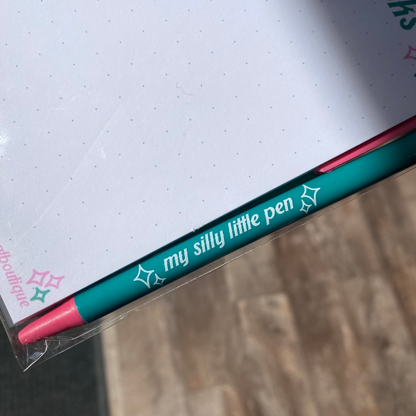 My Silly Little Tasks Notepad + Silly Little Pen Set