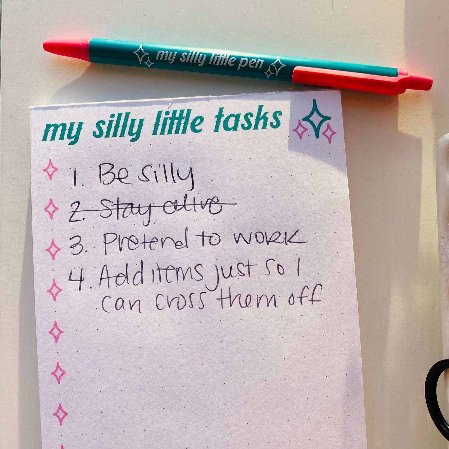 Silly Little Tasks Notepad - Notepad Only