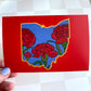 Ohio Scarlet Carnation - 4 x 6" Print - Postcard