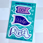 Mini Moods Vinyl Sticker Sheet - 4x6" - Oof, Welp, Yikes