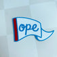 Ope - Chicago Flag Themed Vinyl Sticker