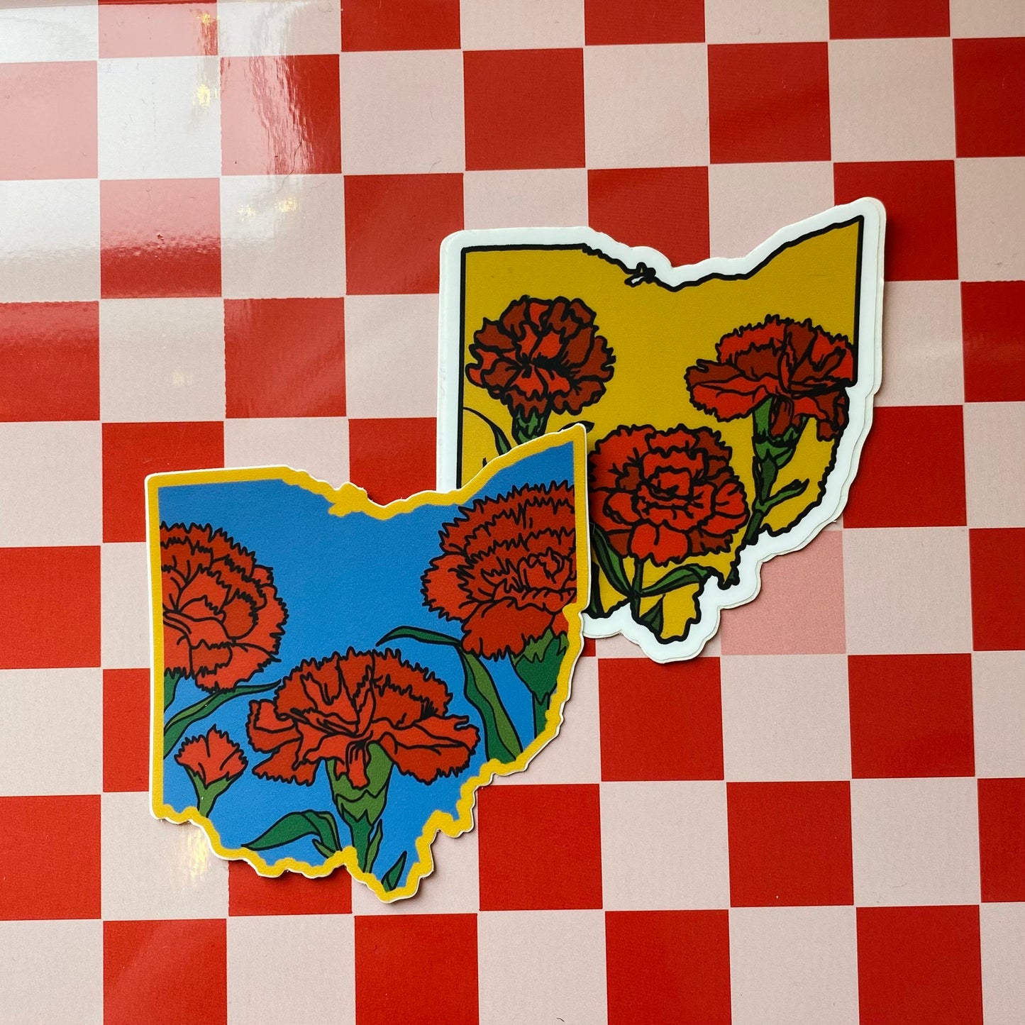 Ohio Carnation Sticker - Limited Early Version