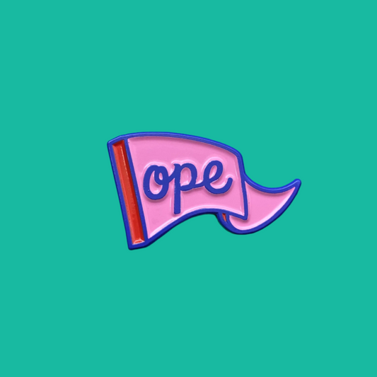 Ope Enamel Pin - Soft Enamel Pin