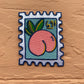 Peach Stamp - Embroidered Patch - Save The USPS - 69c