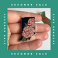 SECONDS SALE PIN - Indiana Peony State Flower Hard Enamel Pin