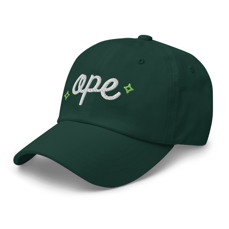 Ope Dad Hat - Forest Green
