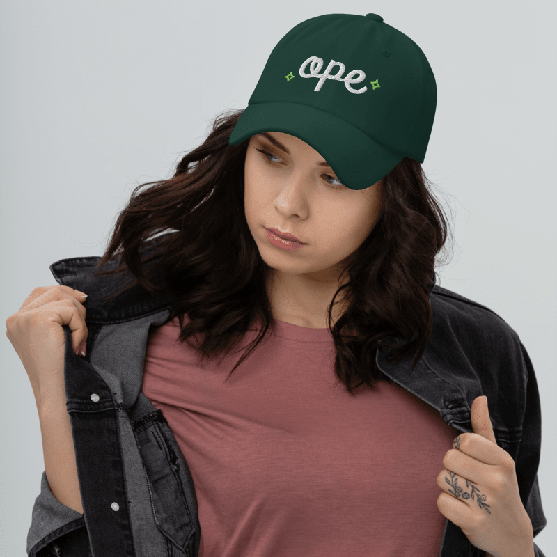 Ope Dad Hat - Forest Green