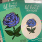 Blue Rose Rainbow Maker - Window Decal Sun Catcher