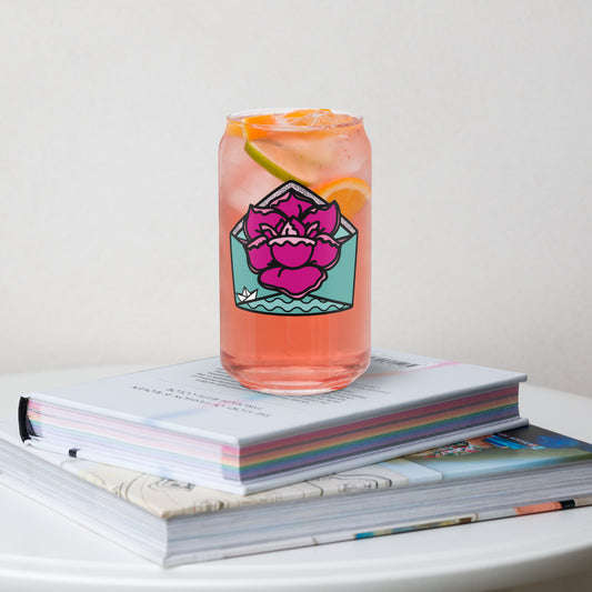 Patreon Rose Can-shaped Glass - Patreon Exclusive