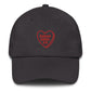 AHHHHHHHH Candy Heart Embroidered Dad hat