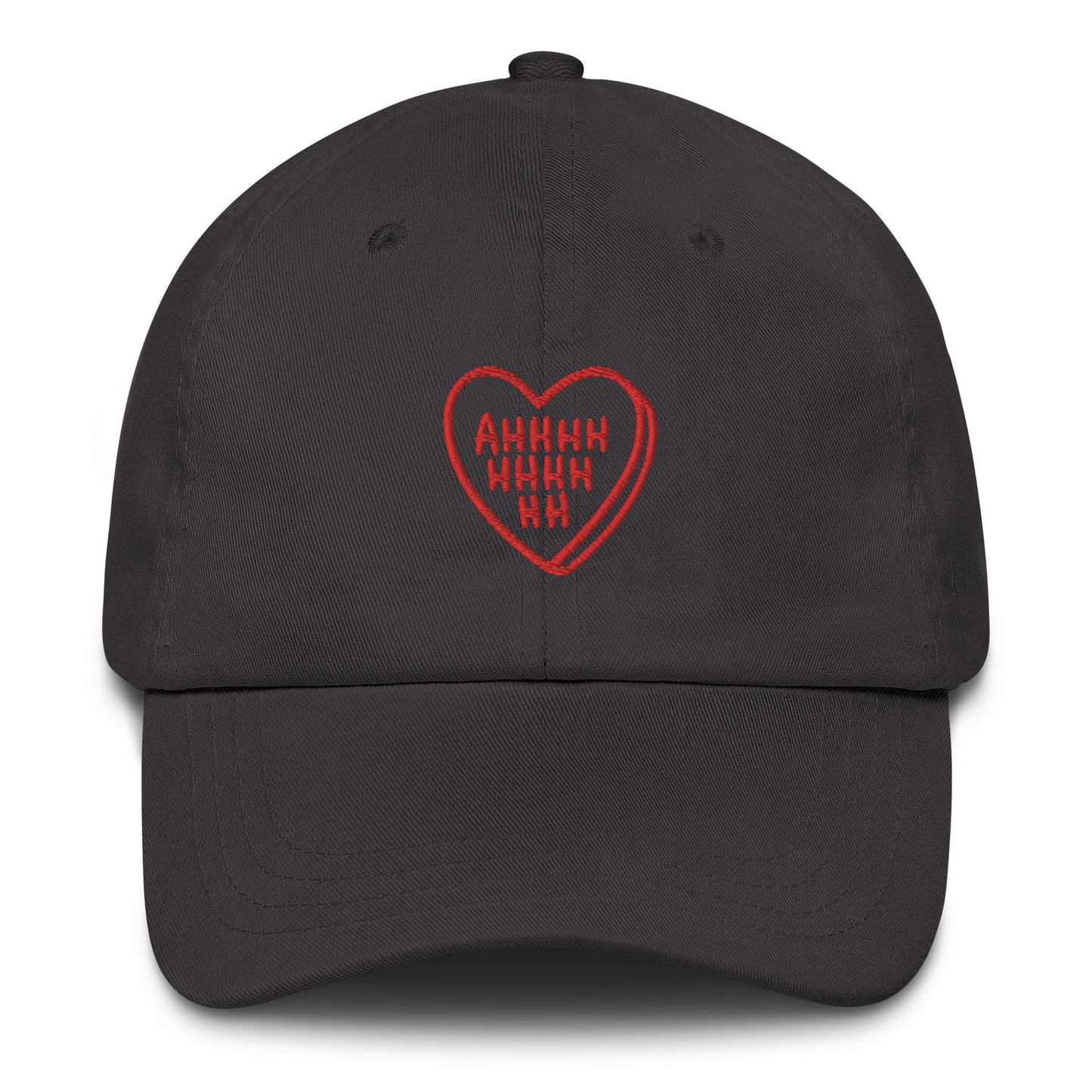 AHHHHHHHH Candy Heart Embroidered Dad hat