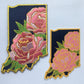 SECONDS SALE - Indiana Peony - Embroidered Patch