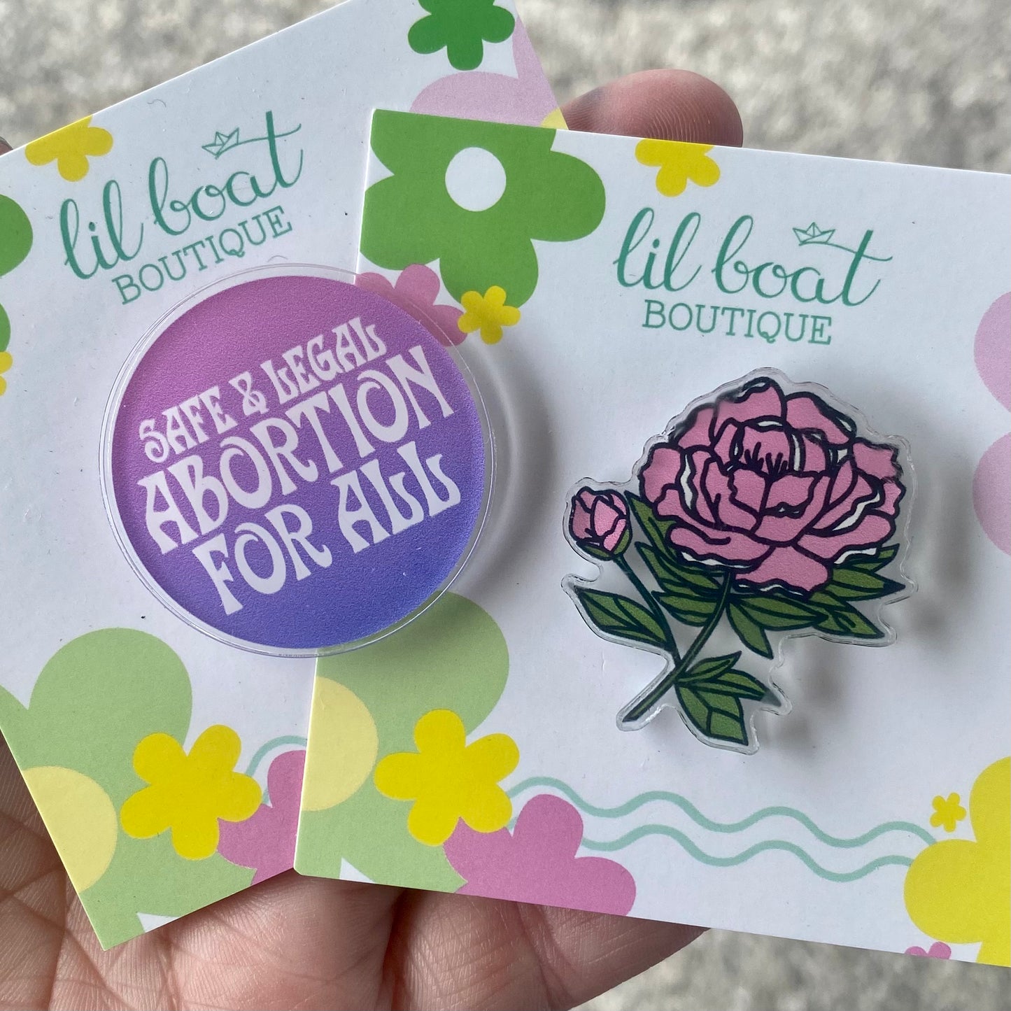 Abortion For All - Fundraising Acrylic Pin