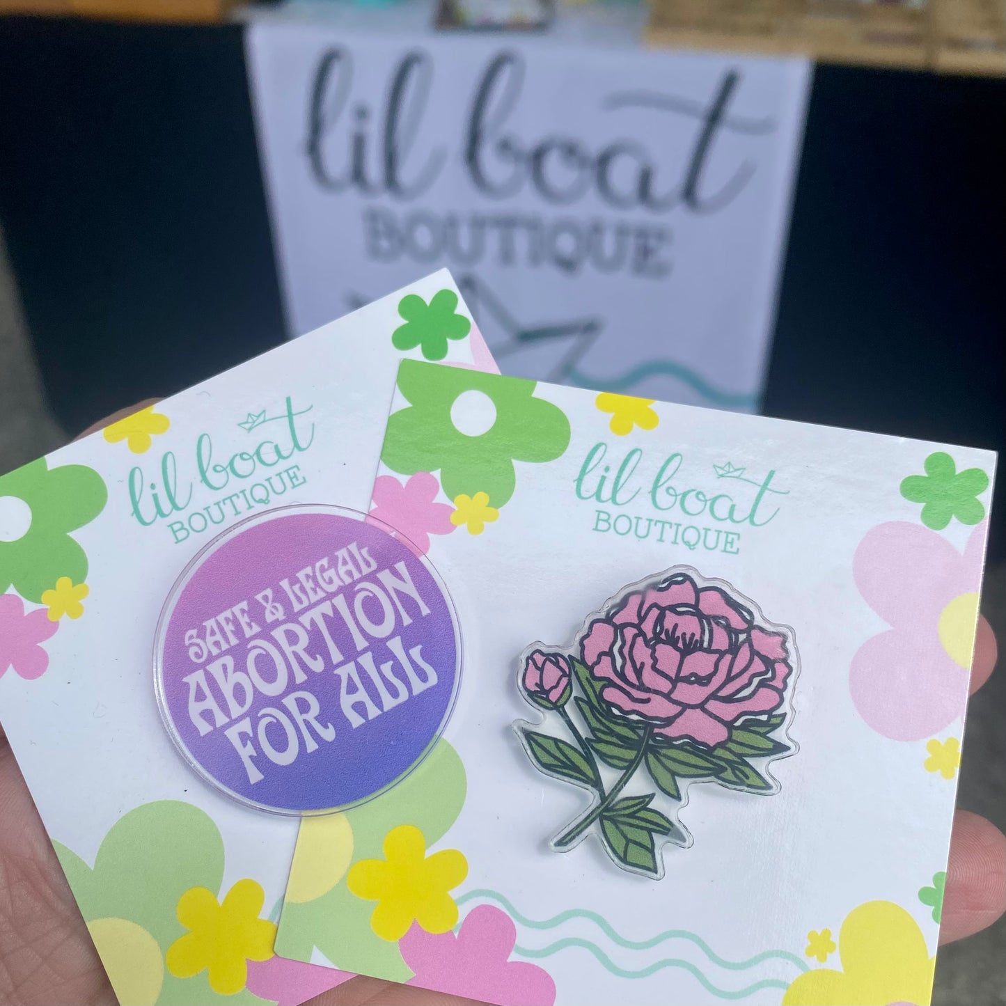 Abortion For All - Fundraising Acrylic Pin