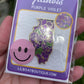 Illinois Violet - GLITTER Limited Edition - State Flower Hard Enamel Pin