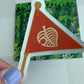 AC Leaf Pennant - Vinyl Sticker - Tommy's flag New Horizons