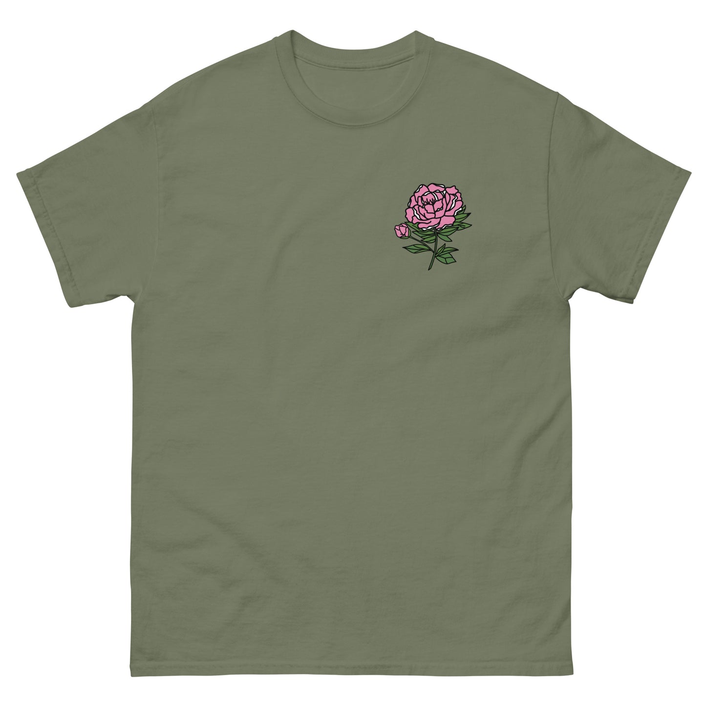 Pink Peony Unisex T-Shirt (Size S-5XL)