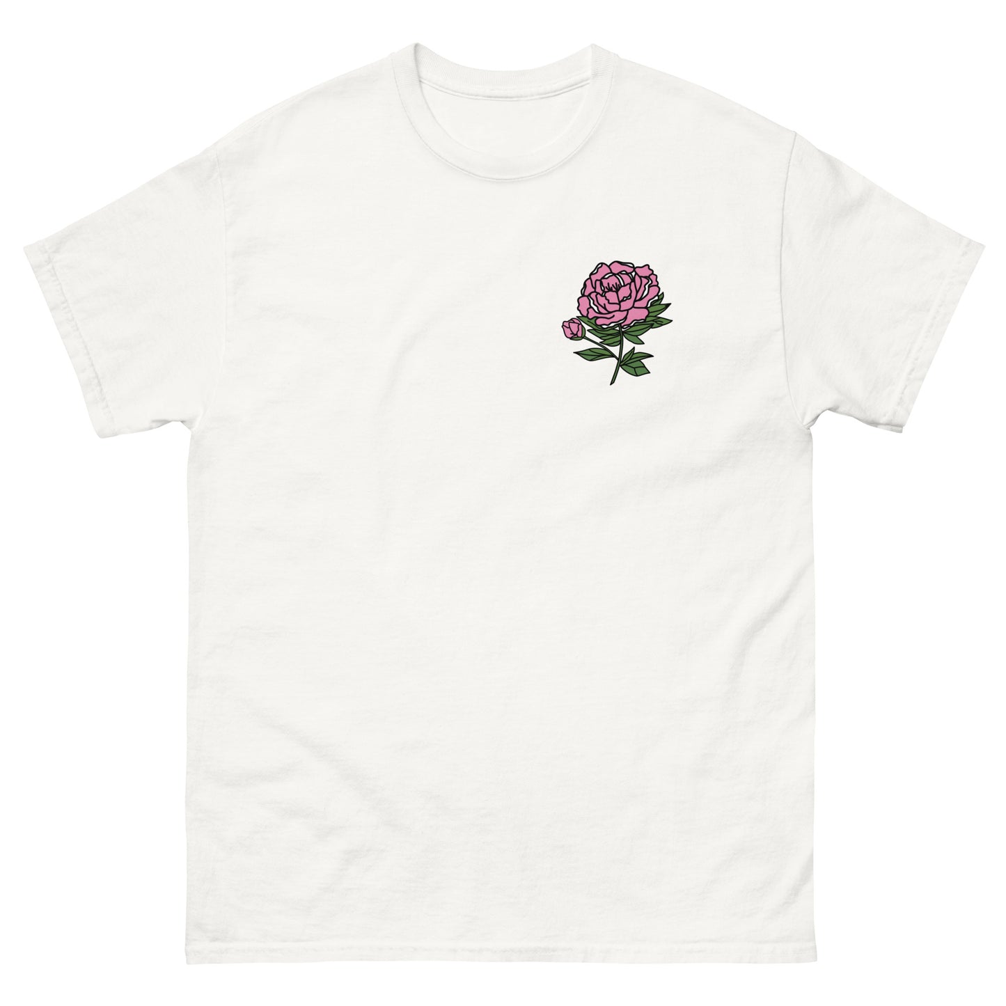 Pink Peony Unisex T-Shirt (Size S-5XL)