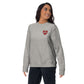 Smut Heart Embroidered Unisex Premium Sweatshirt (Size S-3XL)