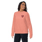 Smut Heart Embroidered Unisex Premium Sweatshirt (Size S-3XL)