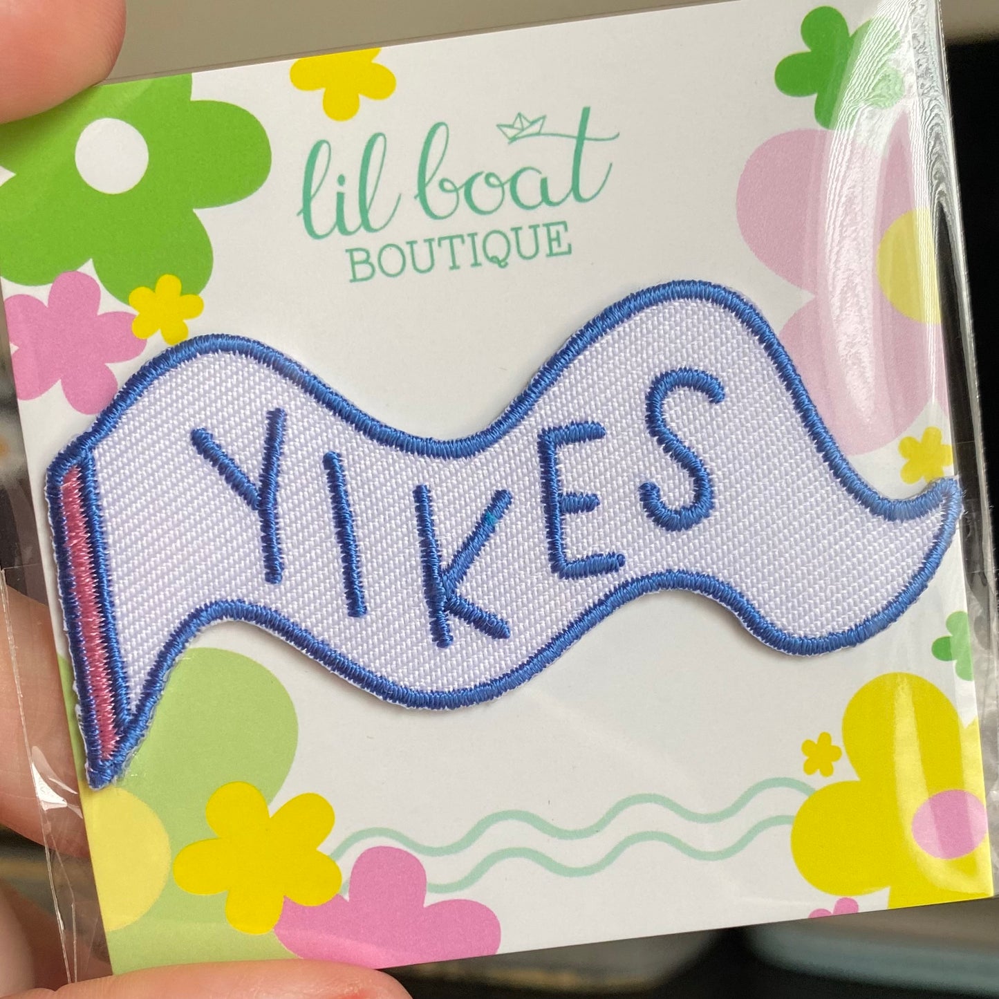 Yikes pennant - Embroidered Patch - Mini Moods Vol. 1