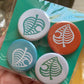 AC New Horizons Leaf Buttons - 1.25" - Multiple Colors