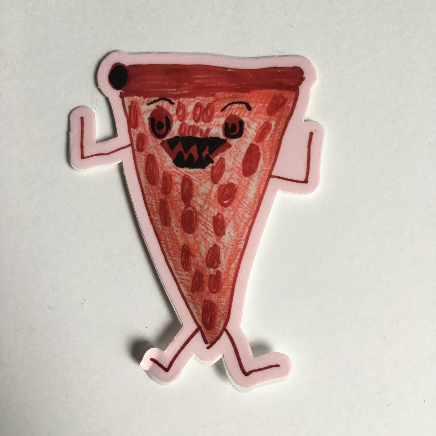 Pizza Monster - Pins By Hayden - Spoopy Cute Halloween Enamel Pin